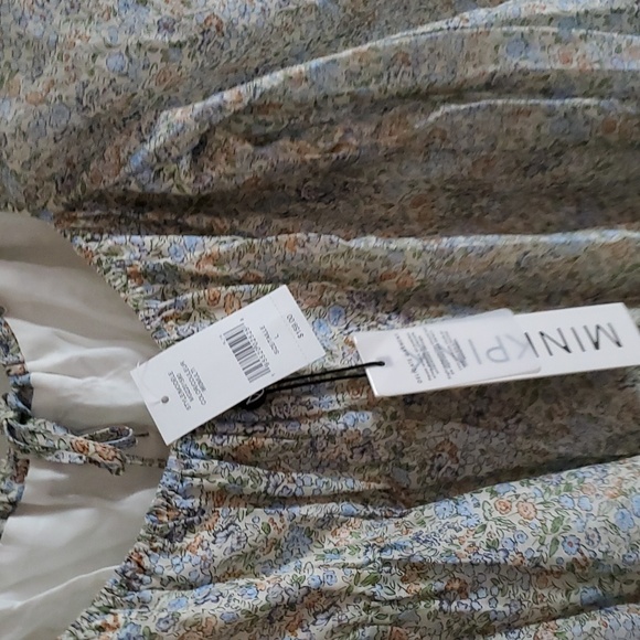 MINKPINK Sabina Floral A-Line Mini Dress size L - Picture 9 of 10